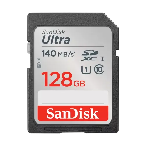 SanDisk Ultra 128GB SDXC UHS-I U1 140MB/s Memory Card